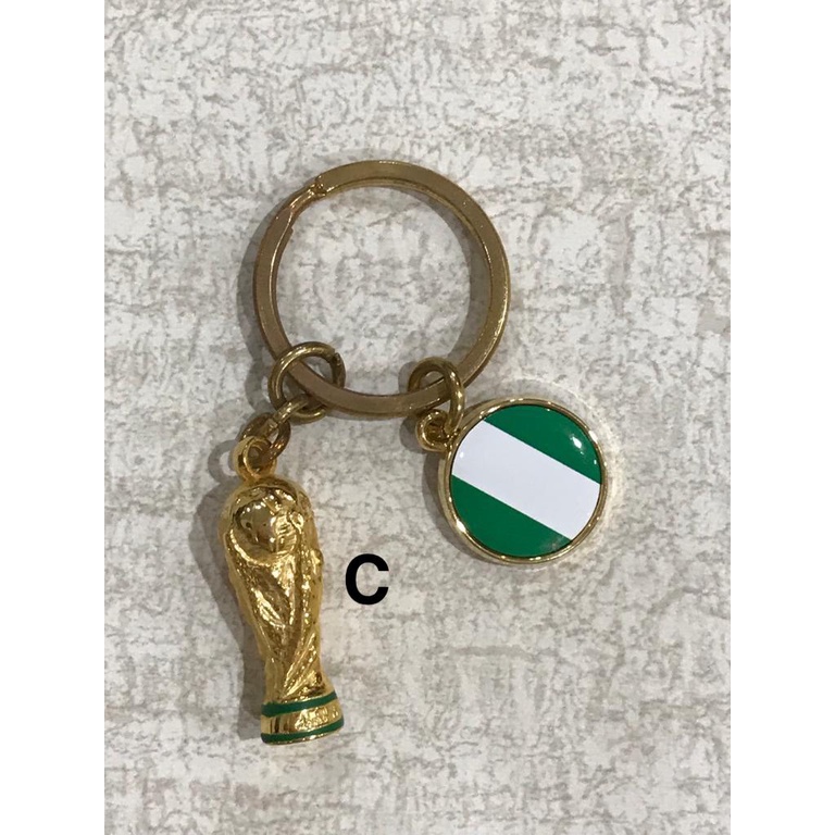 Móc treo chìa khóa FIFA WORLD CUP 2010 ORIGINAL CUP 3cm bằng sắt chất lượng cao