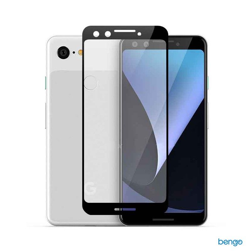 Miếng Dán Kính Cường Lực 4D Full Màn Hình Cho Google Pixel 3, Dán Màn Hình Pixel 3