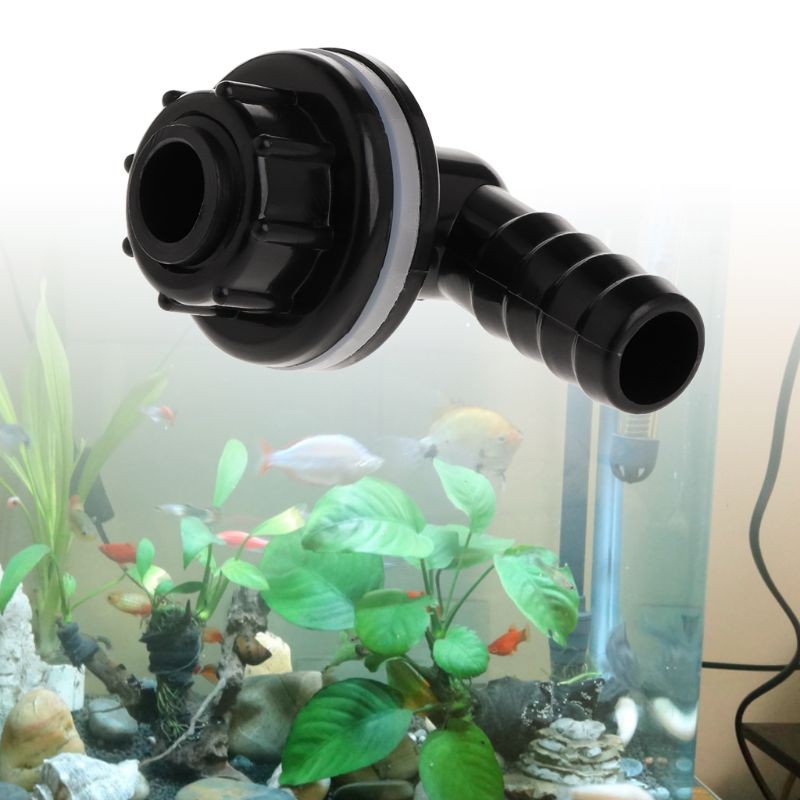Đầu nối bể nước bằng nhựa chống nước cho ống thoát nước bể cá