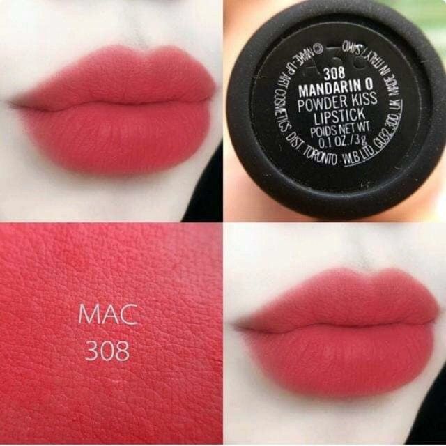 Son MAC Mandarin O Màu 308 Hồng San Hô