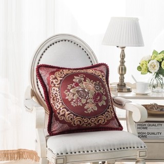 GỐI TỰA LƯNG, GỐI SOFA HOA THÊU SANG TRỌNG