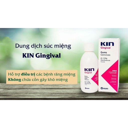 Nước súc miệng sát khuẩn Kin Gingival 250ml