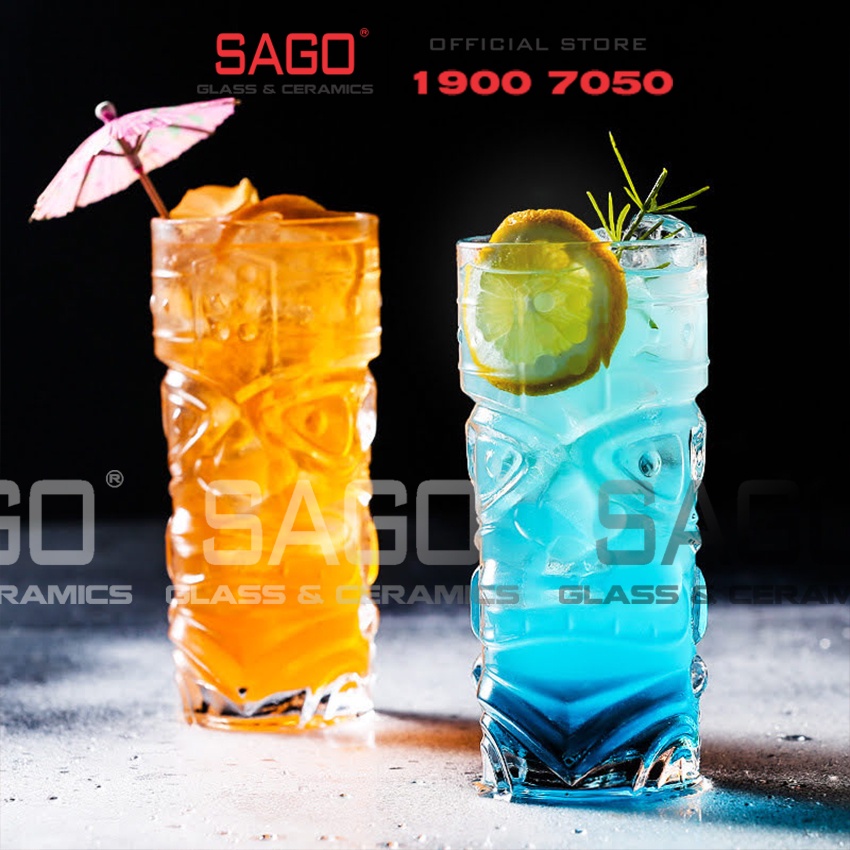 Ly Thủy Tinh , Cốc Thủy Tinh Thổ Dân 490ml | Thủy tinh Cao Cấp