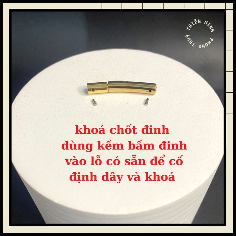 Vòng Tay Dây Cáp Lõi Thép size 2.5li Khoá Titan siêu bền