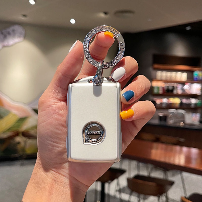 Bao Da Bảo Vệ Chìa Khóa Xe Hơi volvo s90 xc90 xc40 s60 xc60