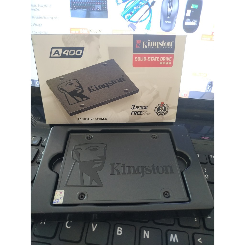 Ổ Cứng SSD KINGSTON 120GB A400 ⚡️Không cộng phí 3% shopee⚡️ Hàng chuẩn, bảo hành 36 tháng, lỗi 1 đổi 1 trong 30 ngày | BigBuy360 - bigbuy360.vn