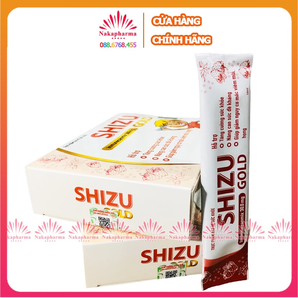 Shizu Gold – Dành cho người sức đề kháng kém, thường mắc viêm mũi họng, khản tiếng, đau rát cổ