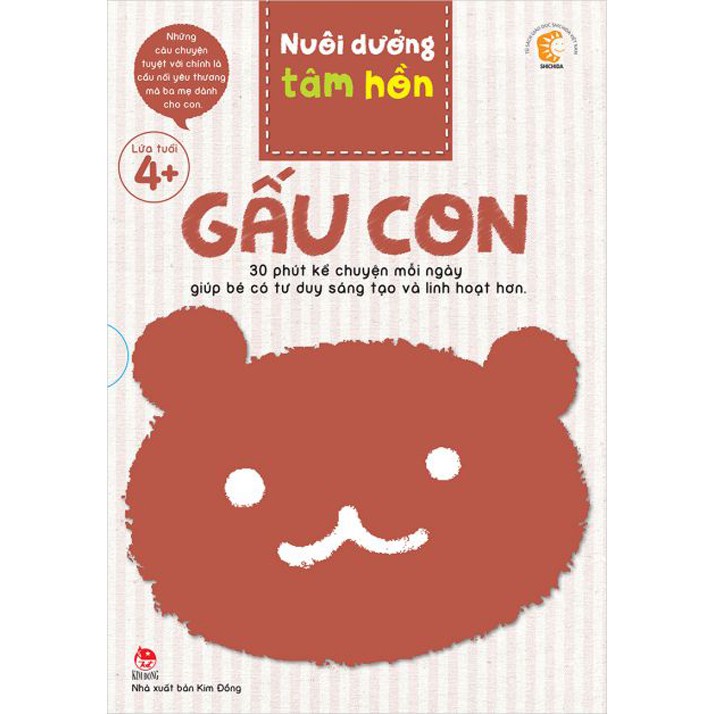 Sách - Nuôi Dưỡng Tâm Hồn - Gấu Con ( Trọn bộ 6 quyển) - Nxb Kim Đồng KDKH11360