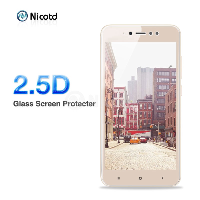 Xiaomi Redmi Note 5A Prime / Y1 Tempered Glass 2.5D Full Cover Screen Protector