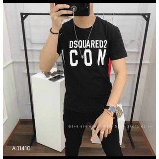 áo dsquared2 icon 2 màu đen trắng