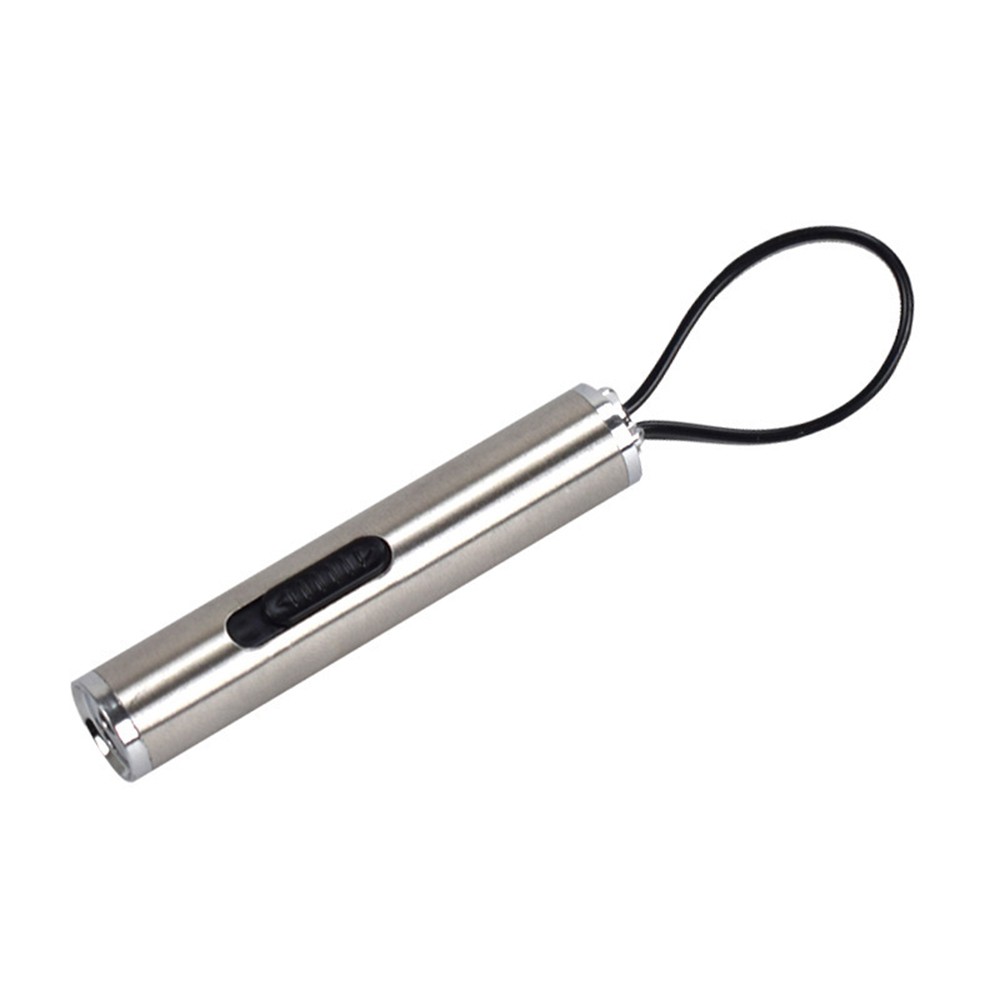 Đèn pin LED UV mini có móc khóa 2 In 1 Banknote Detector Bank Detector Mini purple light + white light combo flashlight keychain flashlight | BigBuy360 - bigbuy360.vn