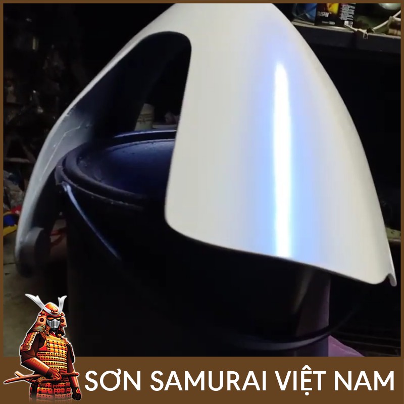 COMBO Sơn Samurai Màu Trắng Ánh Xanh H231