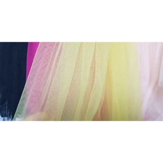 2 mét vải voan lưới mỏng khổ 1,7 mét may váy tutu, trang trí tiệc sinh nhật