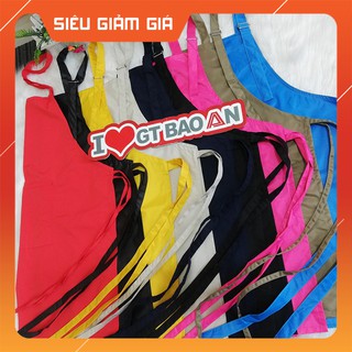 [NHIỀU MÀU] Tạp Dề Chống Nước, Vải Dù Chống Thấm ,Tạp Dề Phục Vụ Nhà Hàng Và Pha Chế Cafe, Vẽ Tranh