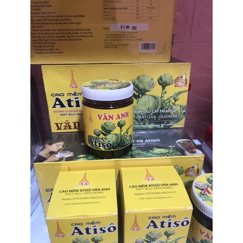 1 hũ Cao Atiso Đà Lạt nhãn vàng 150g