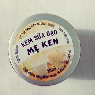 Kem sữa gạo dưỡng trắng da chống nắng mẹ ken