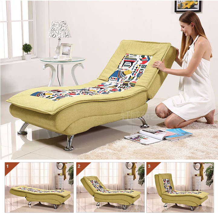 Ghế sofa đơn đẹp đa năng, sofa thư giãn dài ngả lưng thư giãn nằm xem tivi - đọc sách