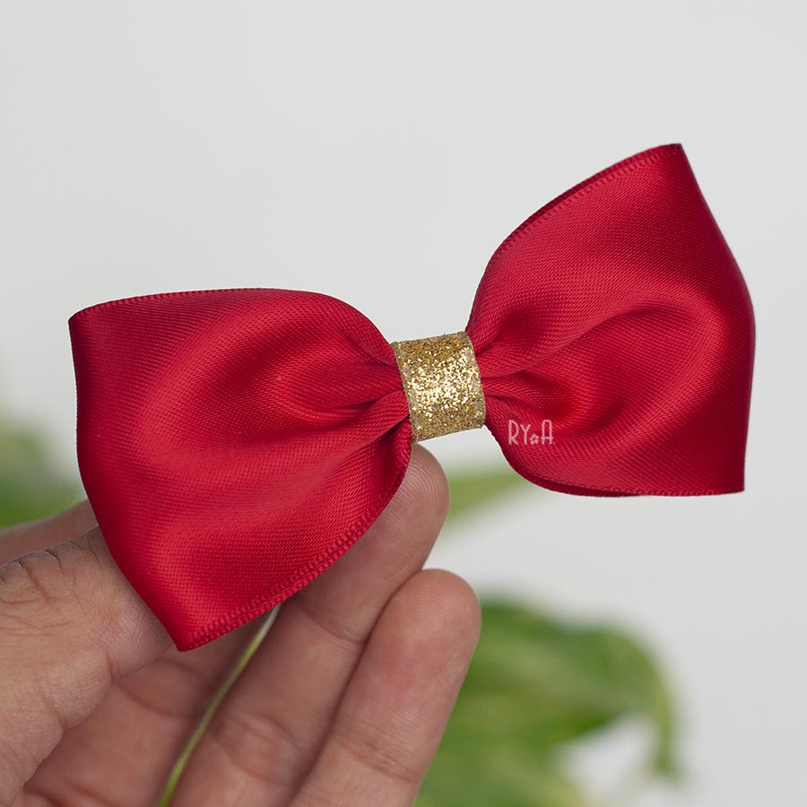 Kẹp tóc giáng sinh cho bé nơ ruy băng RYA 113572