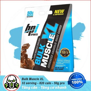 [Freeship + Quà] Sữa Dinh Dưỡng Tăng Cân Nhanh Mass Bpi Bpisports Bulk XL Muscle 15lbs (6.88kg) - TPBS