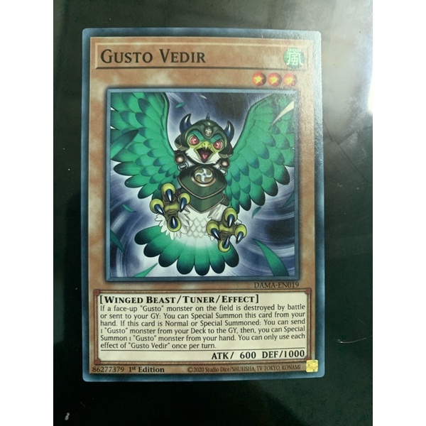 bài yugioh: gusto vedir