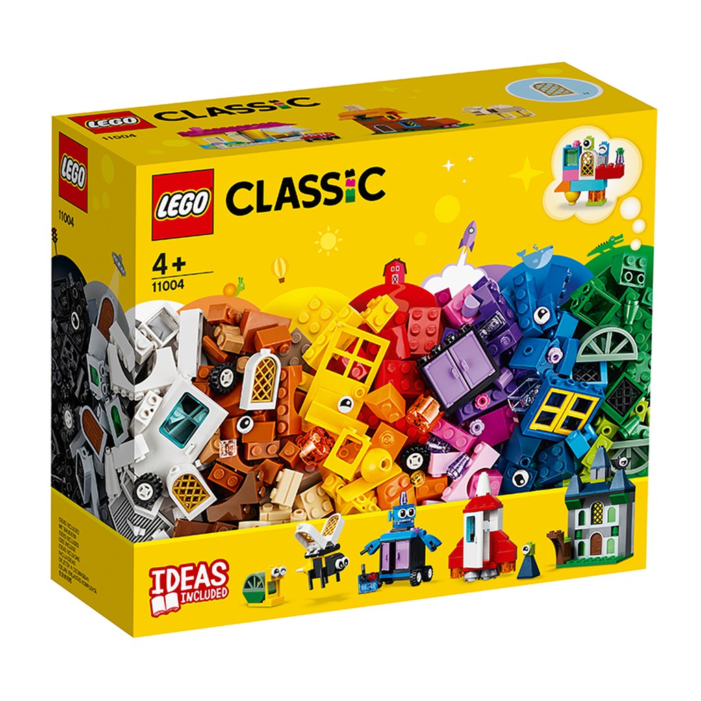 LEGO® Classic 11004 Bộ Gạch Chi Tiết Cửa Sổ Sáng Tạo - 450 chi tiết