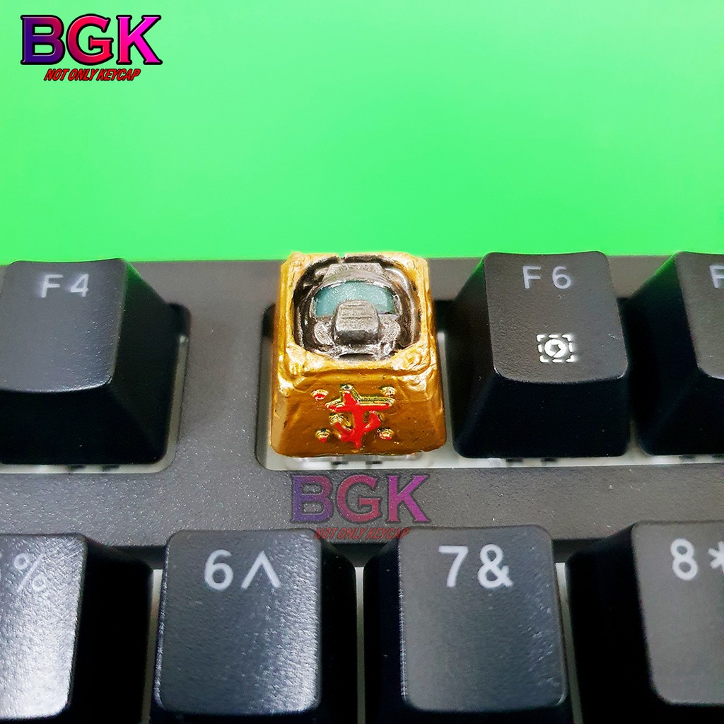 Keycap Lẻ Doom Slayer V2 Xuyên LED cực đẹp ( keycap resin độc lạ )( Keycap Artisan )