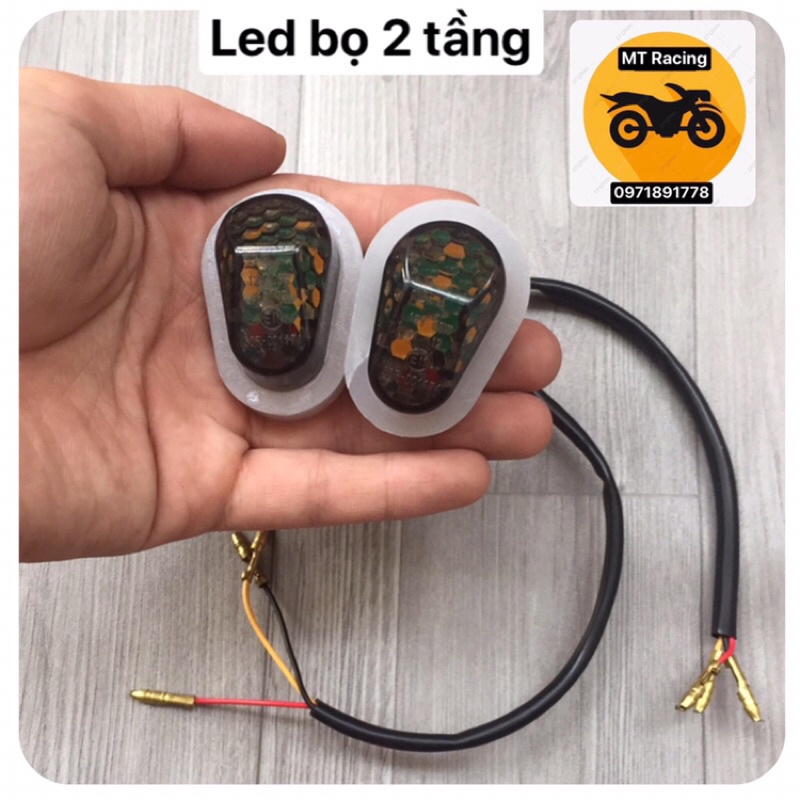 Xi nhan con rùa con bọ led 2 tầng ( new - giá 1 cặp )