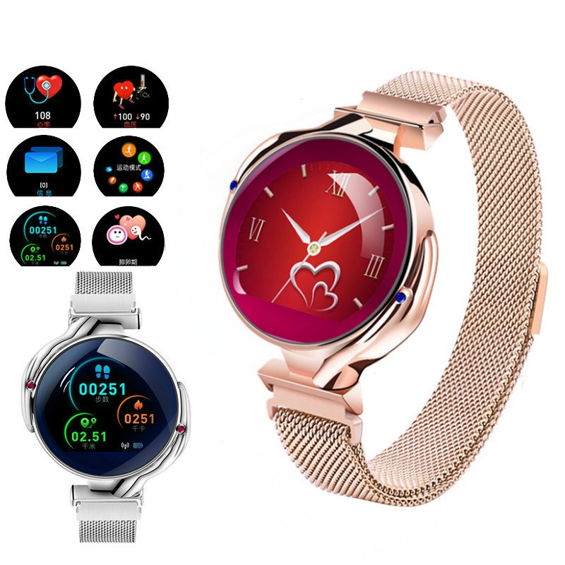 Smart Bracelet Best Gift for Women Fashion Watch Heart Rate Monitor Blood Pressure Smart Watch