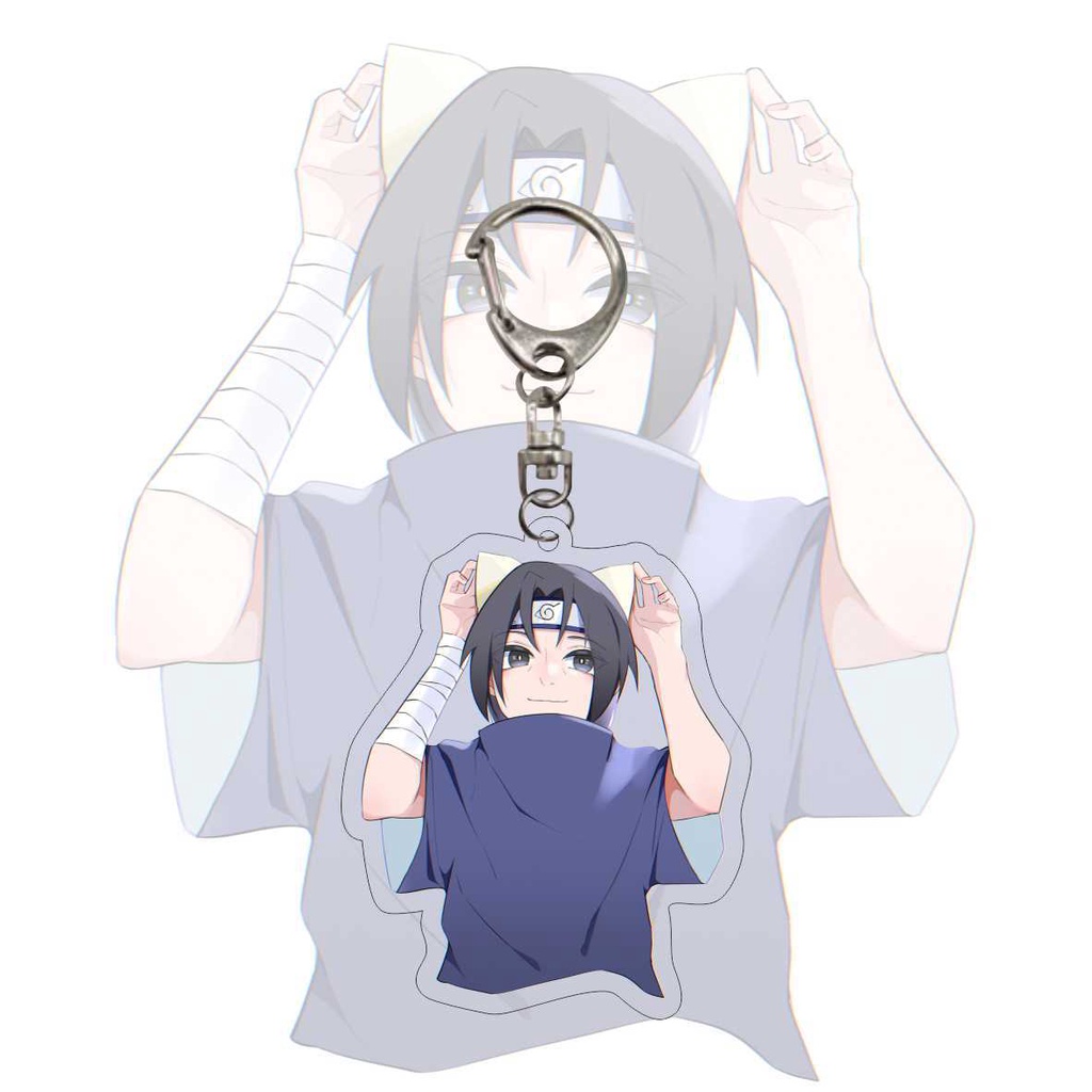 Móc Chìa Khóa Hình Anime Naruto Bằng Acrylic Dễ Thương