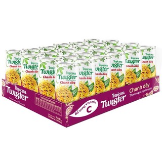 Thùng 24 lon nước ép chanh dây twister 320ml