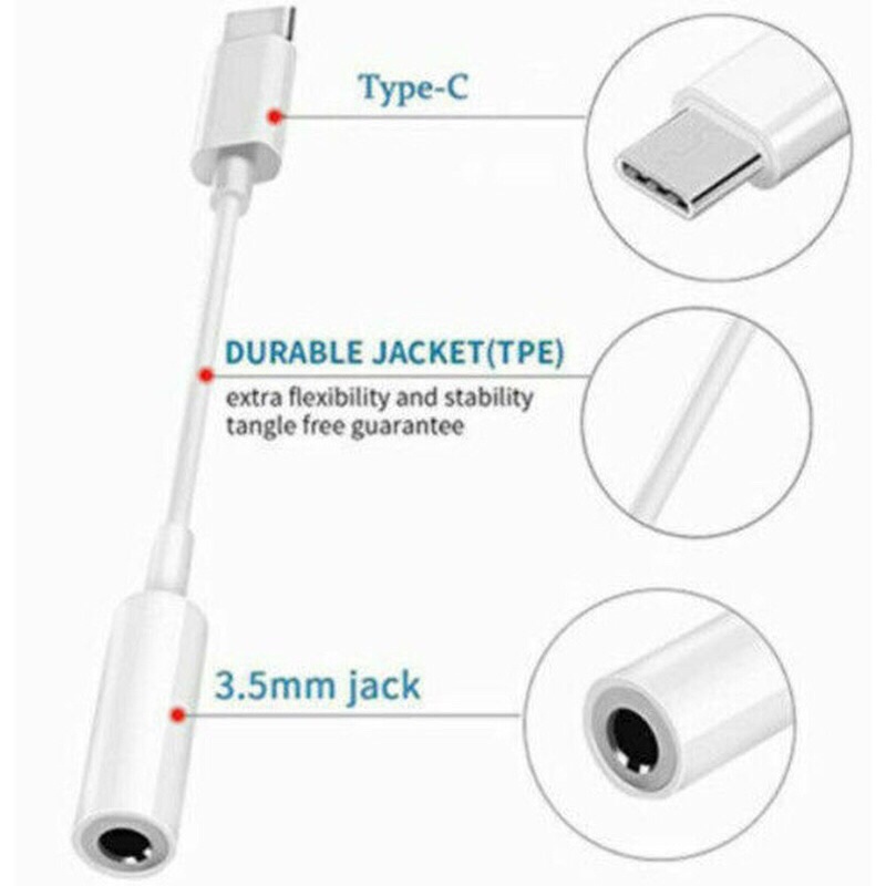 Cáp chuyển đổi từ cổng usb 3.1 Type-C sang cổng 3.5mm