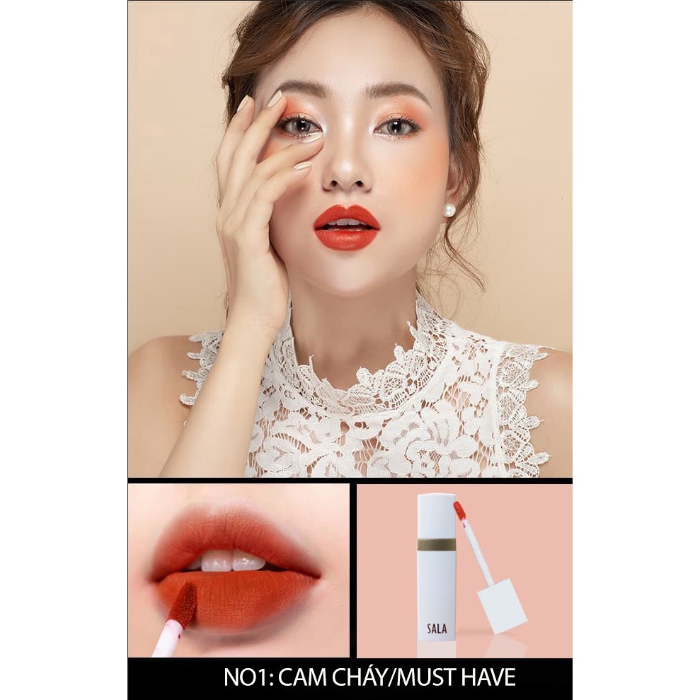 [Son Kem Lì] Son Tint SALA Hàn Quốc Siêu Lì Siêu Mịn Không Trôi (Đủ Màu) | BigBuy360 - bigbuy360.vn