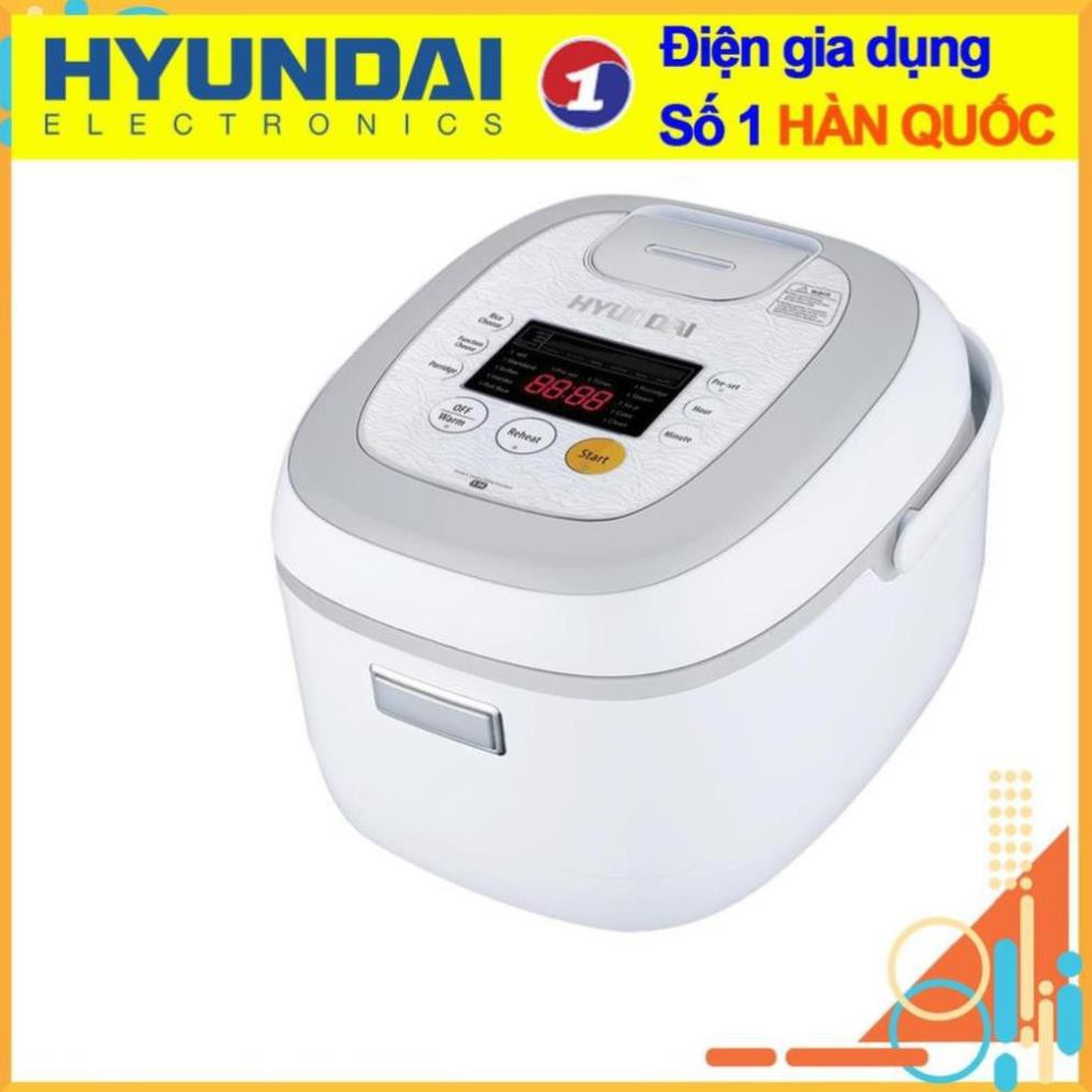 Nồi Cơm Điện Cao Tần  HYUNDAI Hàn Quốc HDE 2202 SIÊU HOT 1250W 1.5L Màn Hình Led Công Nghệ 4D Whitford