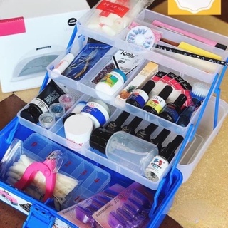 cốp nhựa , hộp nhựa 3 tầng đựng nail ,mỹ phẩm ,phun xăm