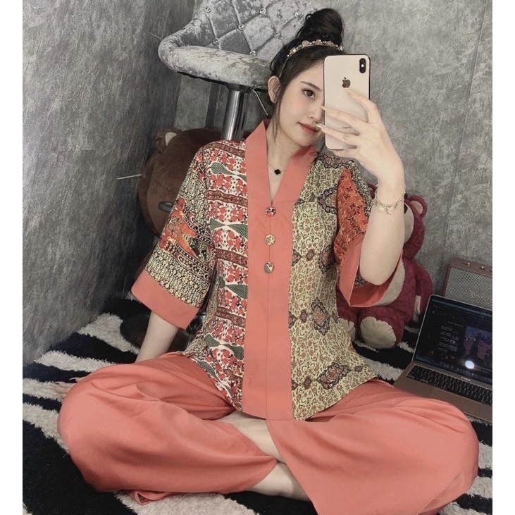 Đồ Lam Đi Chùa # Bà Lai Lụa Mago Cao Cấp
