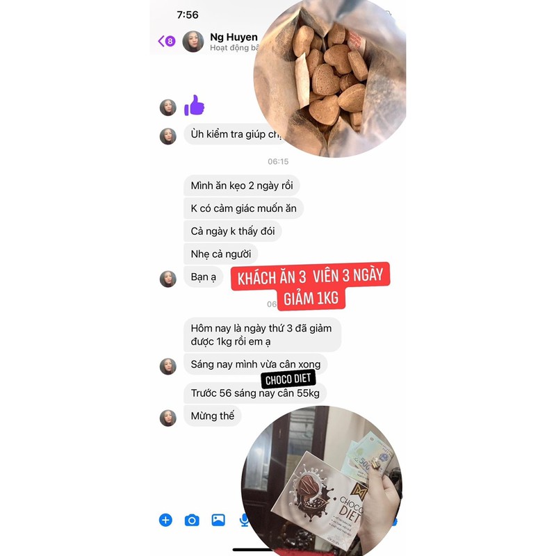 Kẹo Giảm Cân CHOCO DIET Chính Hãng, Giảm Cân Sau Sinh, Không Gây Mệt- Hộp 20 viên | BigBuy360 - bigbuy360.vn