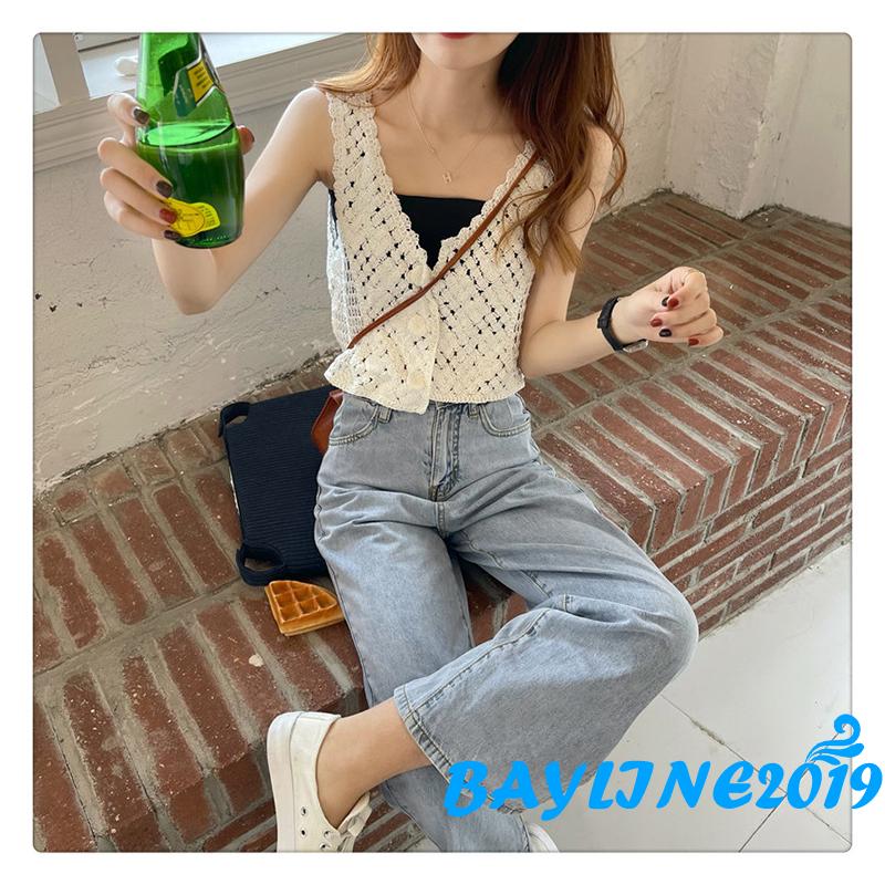 Áo nữ không tay cổ chữ V thời trang quyến rũ