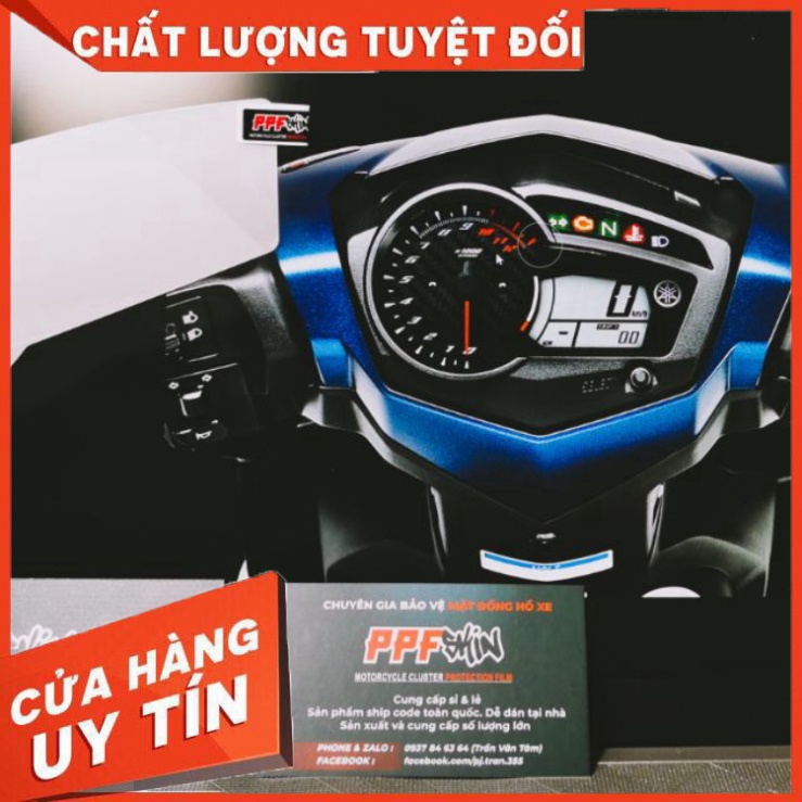 PYamaha Exciter 150 – Ex 150 Miếng dán PPF bảo vệ mặt đồng hồ xe, chống trầy xước màn hình, xước tự phục hồi , PPF USA
