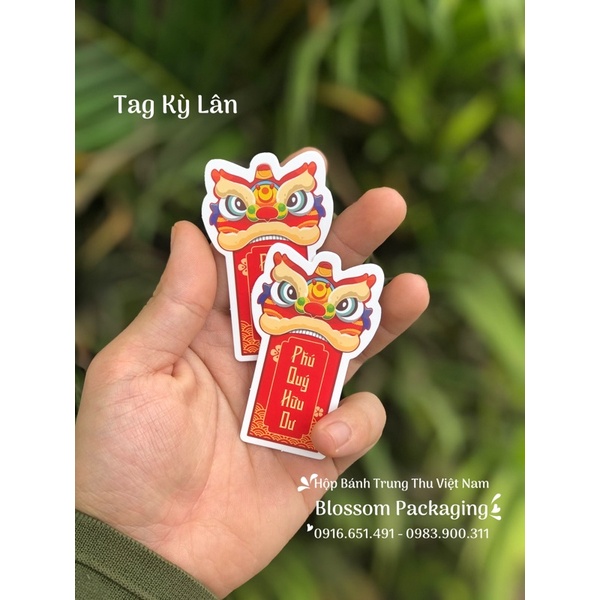 liễng/thẻ treo tag Mèo Thần Tài, Kỳ Lân, Nhâm Dần (ko gồm dây treo)