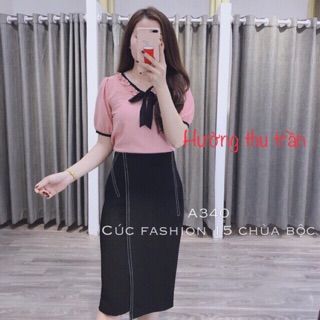 Chân váy đắp vạt dáng dài trần chỉ