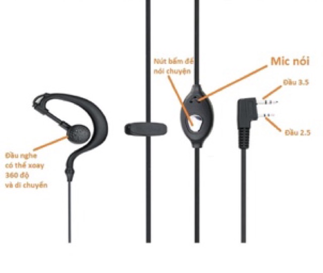 Tai nghe cho bộ đàm