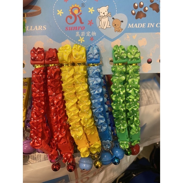 Vòng cổ cho chó mèo - hàng đẹp - dây dày