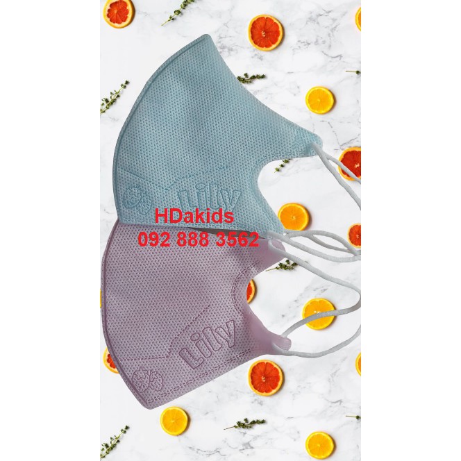 Combo 5h Khẩu Trang Cho Bé Lily Hộp 10 Cái