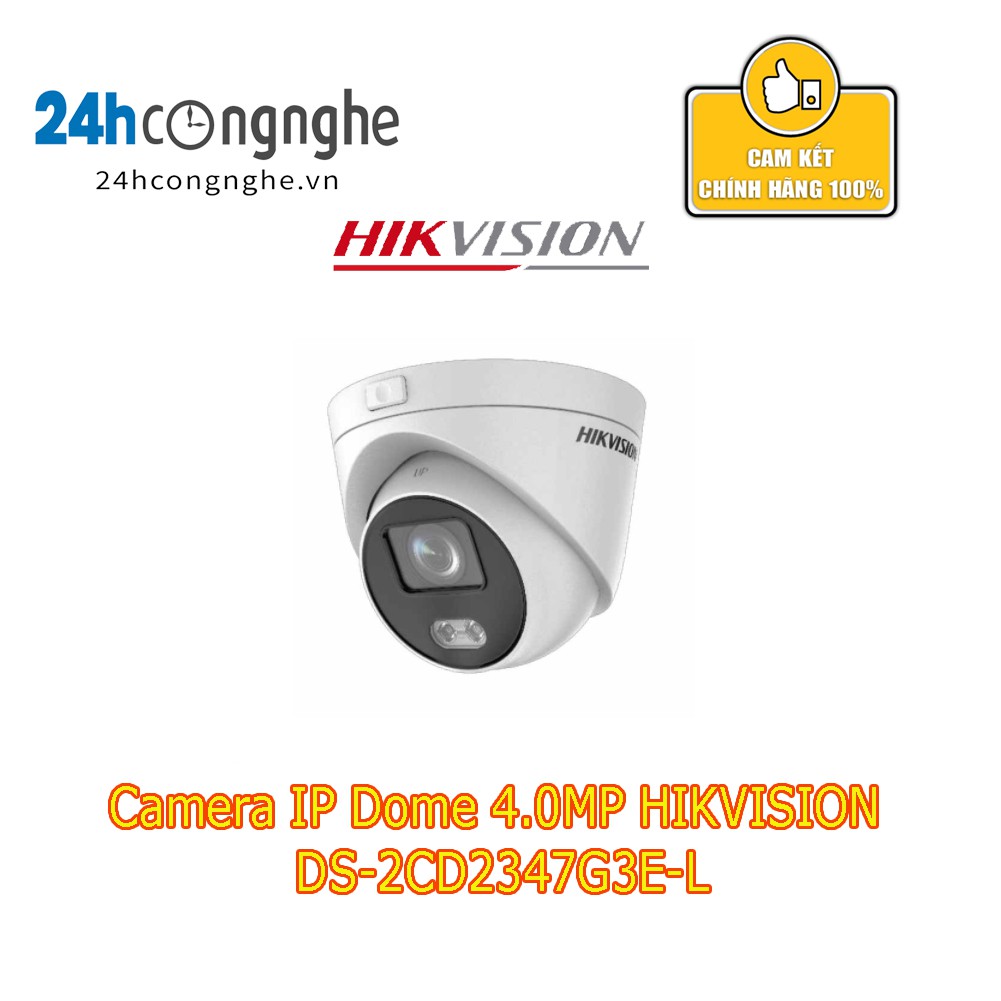 Camera IP Dome 4.0MP HIKVISION DS-2CD2347G3E-L