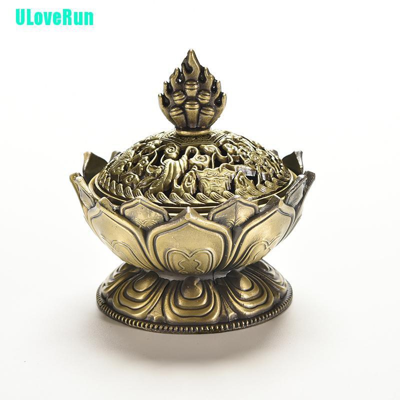 Đế Đốt Trầm Hương Bằng Đồng Hình Hoa Sen Độc Đáo