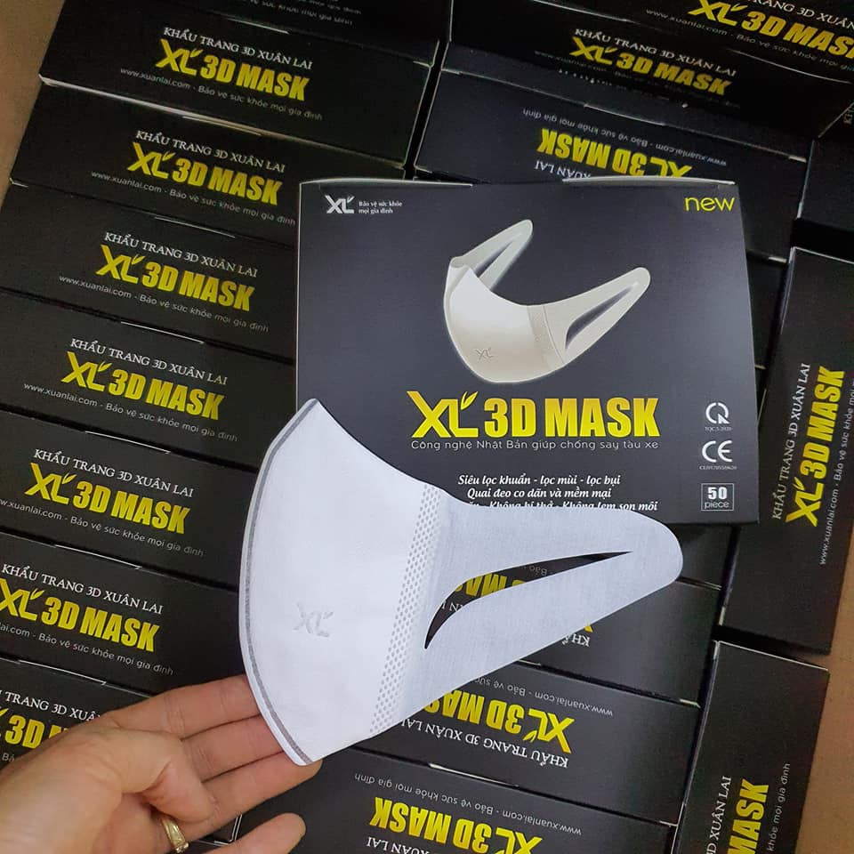 ( Mẫu Mới) Hộp 50 Cái Khẩu Trang 3D Mask Xuân Lai Công Nghệ Nhật Bản | BigBuy360 - bigbuy360.vn