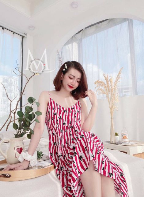 Đầm tole 2 dây freesize dưới 58kg | BigBuy360 - bigbuy360.vn