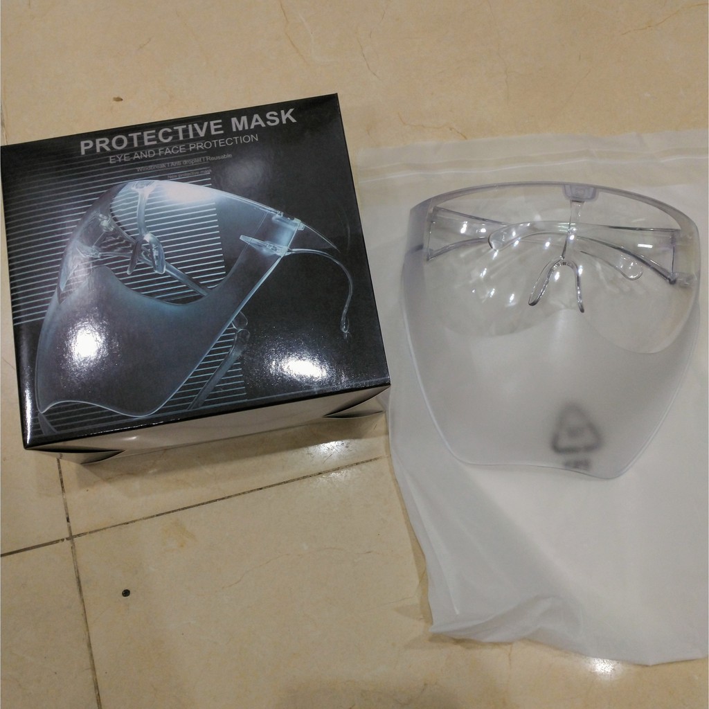 Face Shield - Kính Nhám Chống Giọt Bắn , Kính Chắn Giọt Bắn Cao Cấp Cho Người Lớn