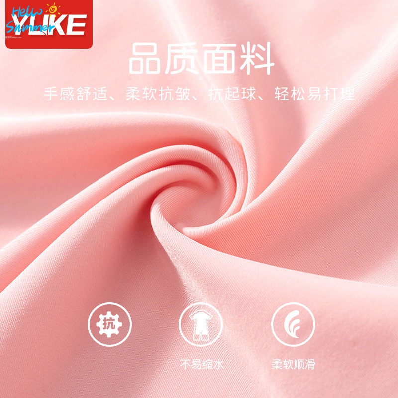 Bộ Đồ Bơi Ba Mảnh Áo Tay Dài + Quần Đùi Phong Cách Thời Trang Mới 2022 Dành Cho Bé Gái