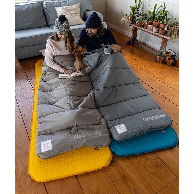 Túi ngủ có mũ trùm đầu NatureHike NH20MSD02 du lịch, văn phòng cao cấp chính hãng